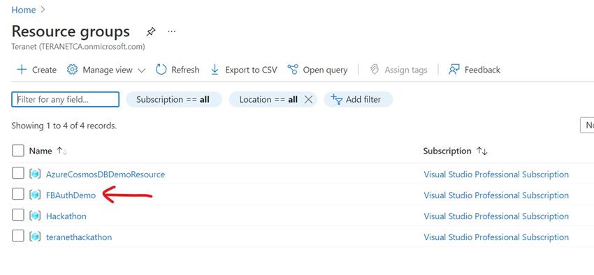 How to build and publish a .NET Core API to perform CRUD operations on Azure Cosmos DB (SQL API) and secure it using Facebook Authentication